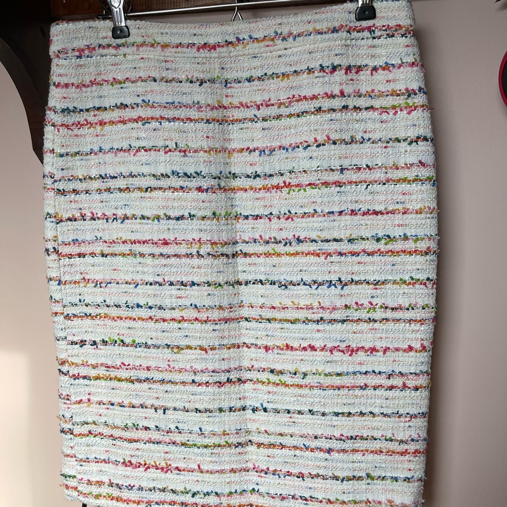 J Crew fun bouclé suit!